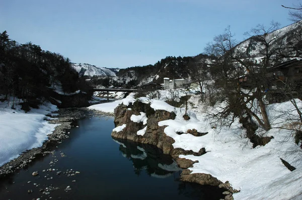 Shirakawa Giappone Feb 2018 Shirakawago Giappone Nella Stagione Invernale Shirakawago — Foto Stock