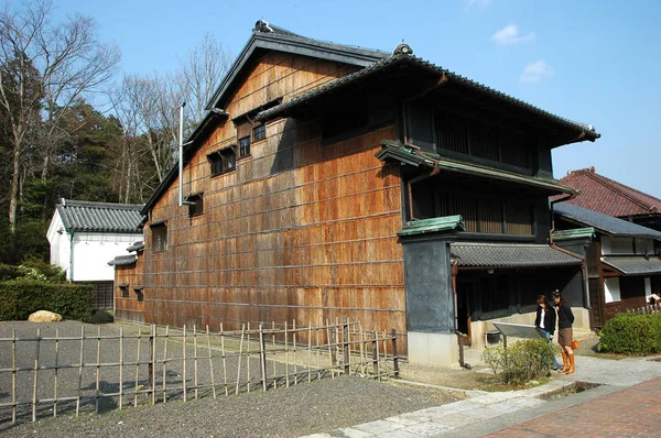 2018 観光客は 有名な博物館明治村に日本を訪れます 明治村野外建築博物館維持 1867 1989 年の歴史的建造物 — ストック写真