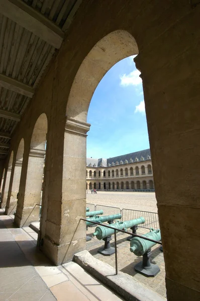 Paris Frankreich Juli 2018 Blick Auf Den Innenhof Des Invalidenpalastes — Stockfoto