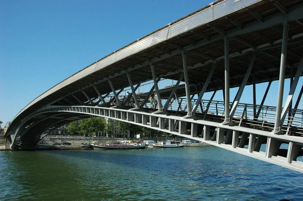 París Francia Jul 2018 Vista Pasarela Leopold Sedar Senghor Anteriormente — Foto de Stock