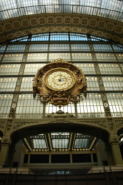 Paris France Jul 2018 Goldene Uhr Orsay Museum Der Musee — Stockfoto