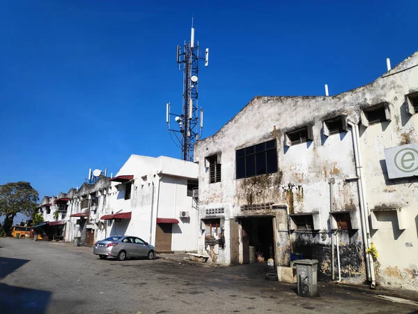 Johor Bahru Malaysia Sep 2018 Back Lane Shop House Johor — Stock Photo, Image