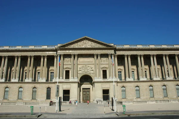 Paris France Jul 2018 Les Bâtiments Louvre Dans Cour Principale — Photo