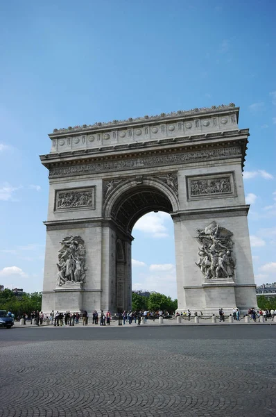 Paris Frankrijk Jul 2018 Arc Triomphe Parijs Een Van Meest — Stockfoto