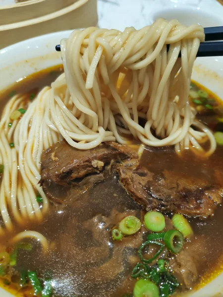 中華風の牛麺 中華料理 — ストック写真