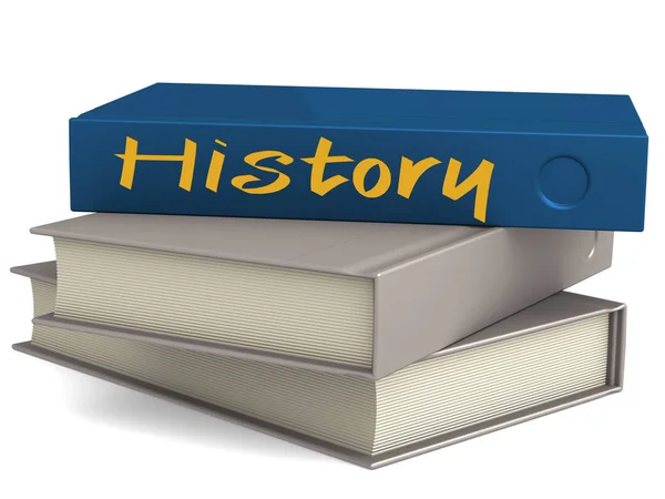 Libros Tapa Dura Con Palabra Historia Representación — Foto de Stock
