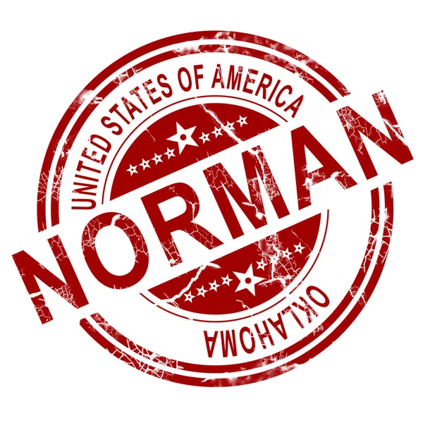 Red Norman Dengan Latar Belakang Putih Render — Stok Foto