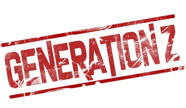 Generation Word Mellan Röda Linjen Rendering — Stockfoto