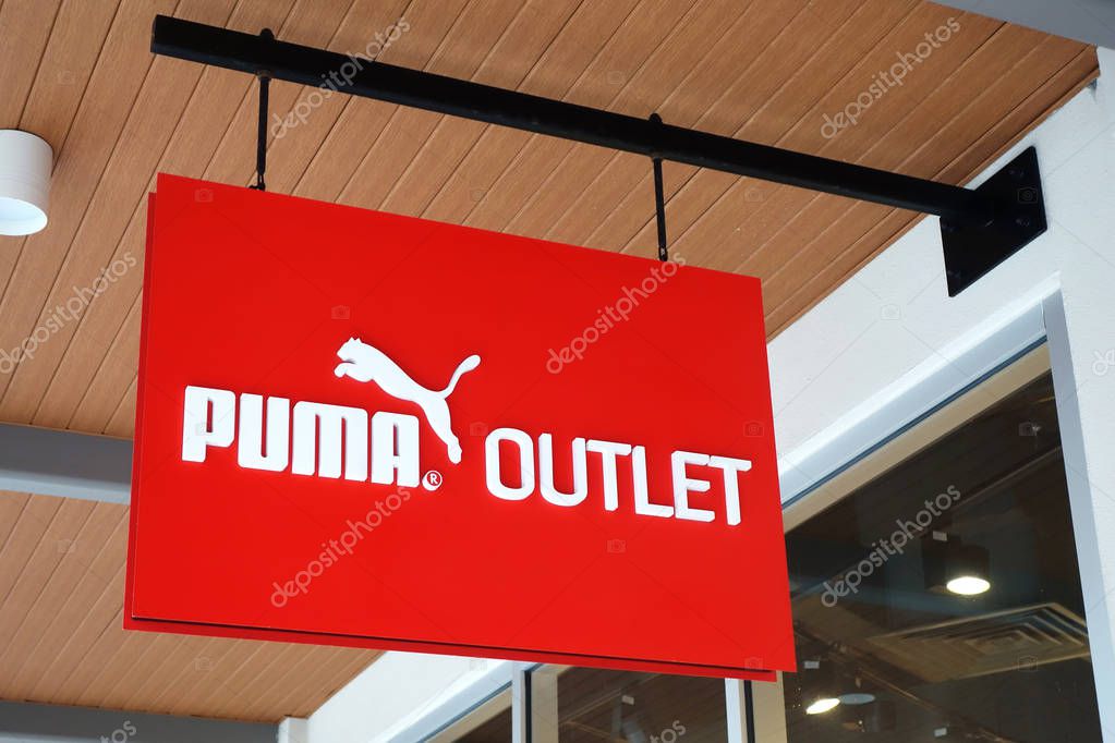 GENTING HIGHLANDS, MALAYSIA- DEC 03, 2018 : Puma outlet at Genting Highlands Premium Outlets in Malaysia. PUMA is one of the world's leading sportlifestyle companies