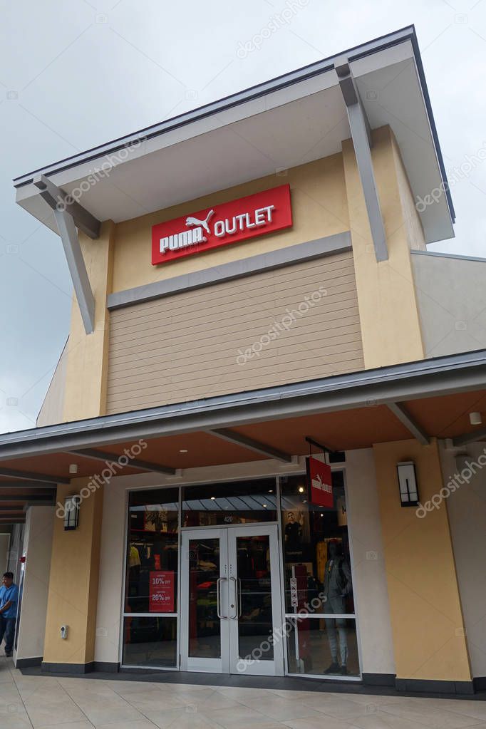 GENTING HIGHLANDS, MALAYSIA- DEC 03, 2018 : Puma outlet at Genting Highlands Premium Outlets in Malaysia. PUMA is one of the world's leading sportlifestyle companies