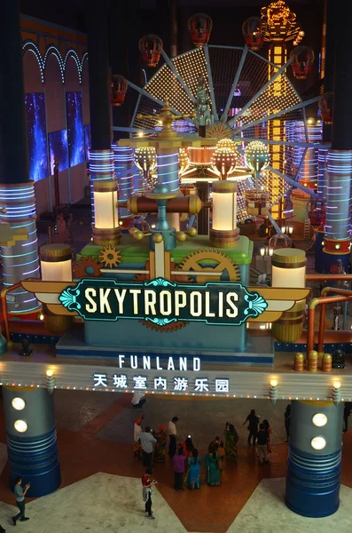 Genting Highlands Maleisië Dec 2018 Uitzicht Het Skytropolis Overdekte Themapark — Stockfoto