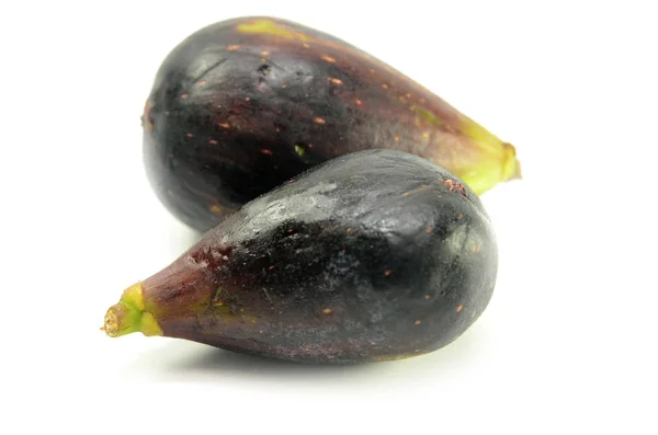 Dojrzałe Owoce Figowe Białym Tle — Zdjęcie stockowe