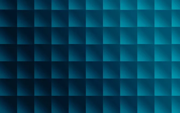 Blue Square Tile Pattern Background Rendering — Stock Photo, Image