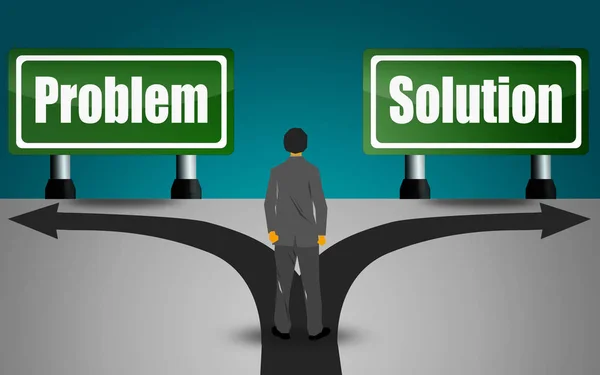 Choosing Problem Solution Rendering — Stock Photo, Image