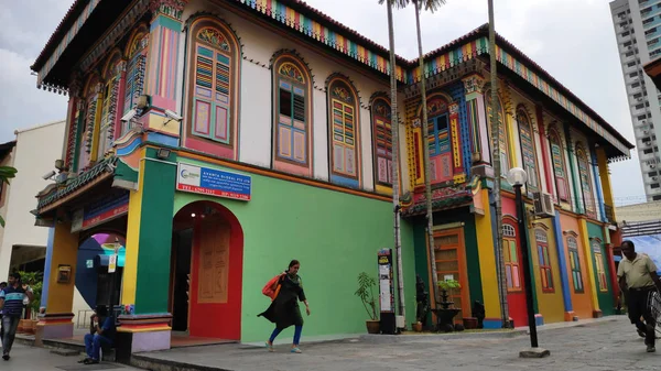 Singapore Jan 2019 Colorful House Tan Teng Niah Singapore Little — Stock Photo, Image