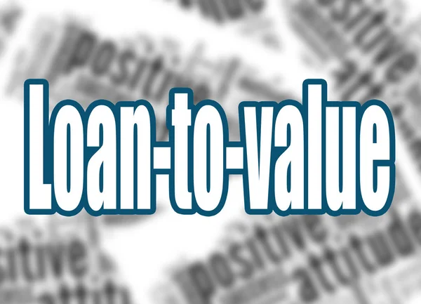 Loan Value Word Word Cloud Background Rendering — Stock Photo, Image