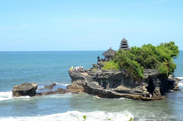 Tanah Lot Templo Agua Isla Bali Indonesia — Foto de Stock