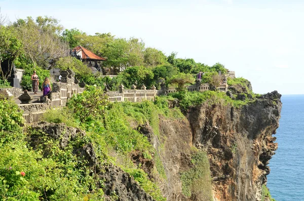 Bali Indonesia Feb 2019 Templo Pura Luhur Uluwatu Bali Indonesia — Foto de Stock