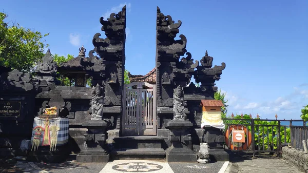 Bali Indonezja Luty 2019 Tradycyjnych Hinduskich Balijski Brama Świątyni Galuh — Zdjęcie stockowe