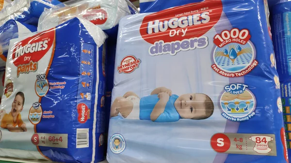 Johor Bahru Malaysia Februar 2019 Huggies Windeln Geschäft Johor Bahru — Stockfoto