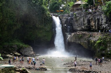 Tegenungan şelale Bali, Endonezya ziyaret turist