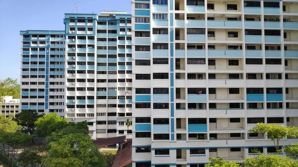Singapur obytné sídliště — Stock fotografie