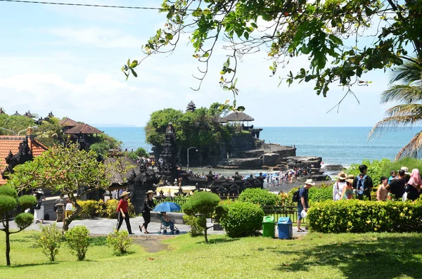 Świątynia Tanah Lot na Bali, Indonezja — Zdjęcie stockowe