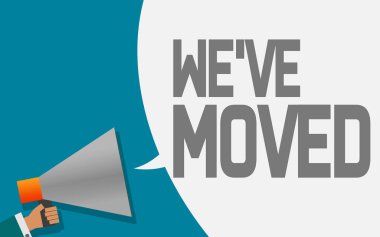 Biz ile megafon ve taşındı konuşma balonu