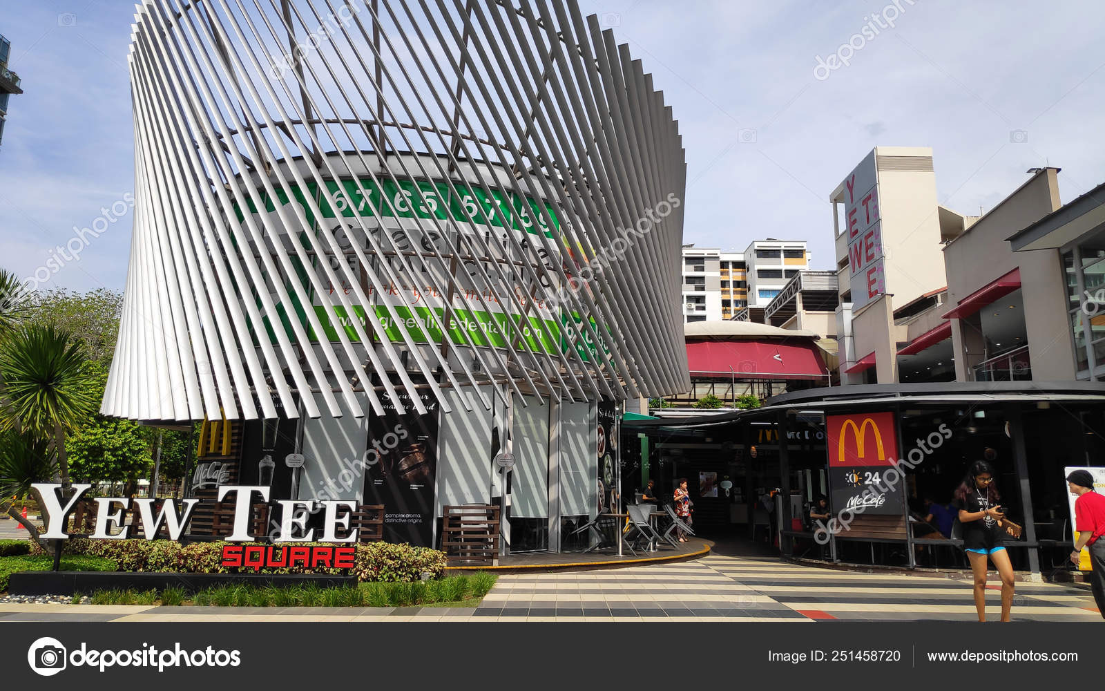 Yew Tee Square which located right next to Yew Tee MRT station i