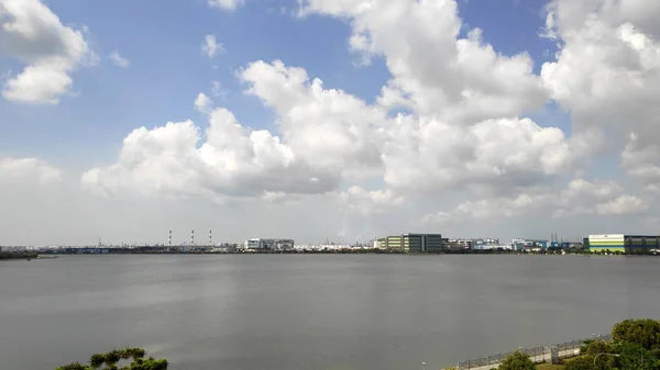 Blick auf das Pandan-Reservoir in Singapore — Stockfoto