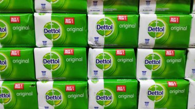 Dettol anti-bakteriyel bar sabun Johor Bahru, Mal mağazada satılan