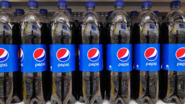 Pepsi Cola soda Johor Bahru, Malezya satıldı