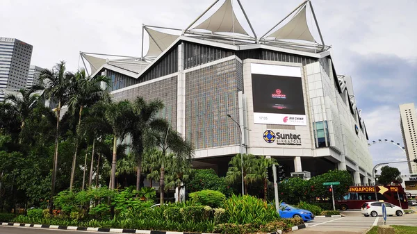 Centro de Convenciones y Exposiciones Suntec City en Singapur — Foto de Stock