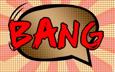 Çizgi roman tarzı bang metin