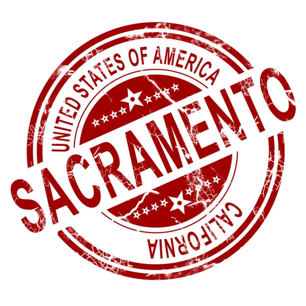 Sacramento avec fond blanc — Photo