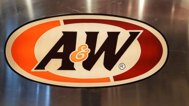 A ve W Restoran işareti ve Logo