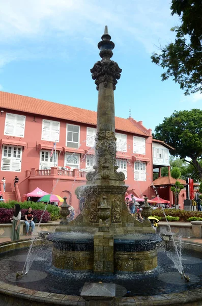 Fontaine de la Reine Victoria à Dutch Square à Malacca Malaisie — Photo