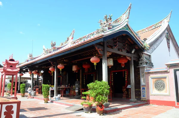 El Templo Cheng Hoon Teng es un templo chino en la ciudad de Malaca. , —  Fotos de Stock