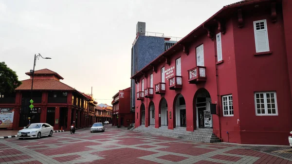 Malacca művészeti galéria a holland tér történelmi belvárosában ma — Stock Fotó