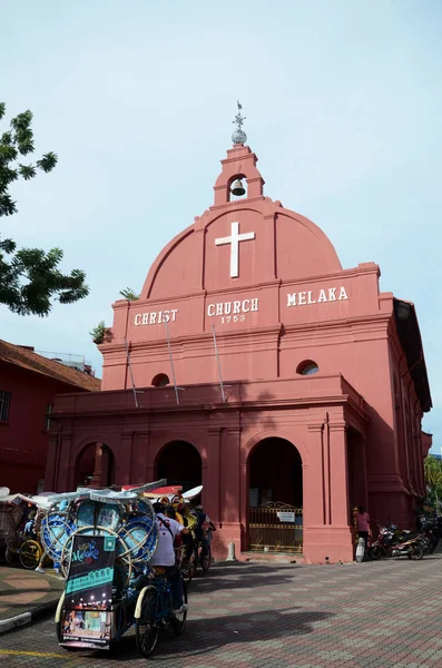 Kultowy Kościół Chrystusowy w Malakce, Malezja — Zdjęcie stockowe