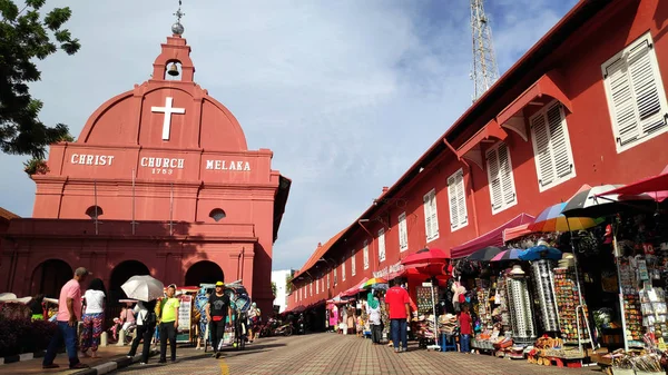 Église emblématique du Christ à Melaka, Malaisie — Photo