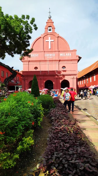 Église emblématique du Christ à Melaka, Malaisie — Photo