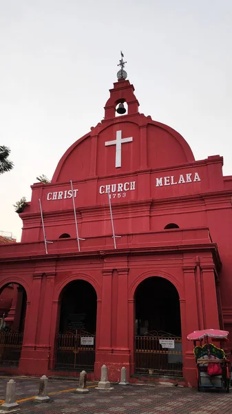 Ikonische christuskirche in melaka, malaysien — Stockfoto