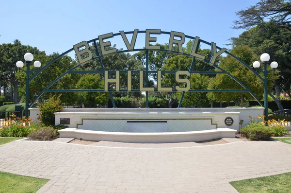 Firma de Beverly Hills en Los Angeles park en Los Angeles, Estados Unidos — Foto de Stock