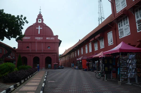 Ikonische christuskirche in melaka, malaysien — Stockfoto