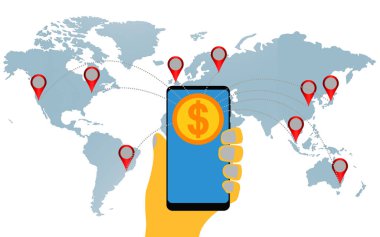 Dünya çapında online para işlemi