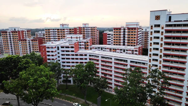 Singapur rezidenční budova, také známý jako Hdb — Stock fotografie