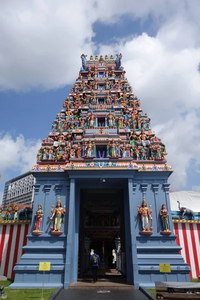 Sri Veerama Kaliamman-tempel in Little India in Singapore — Stockfoto