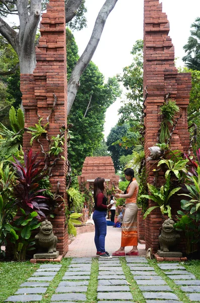 Sang Nila Utama Garden em Fort Canning Park, Singapura — Fotografia de Stock