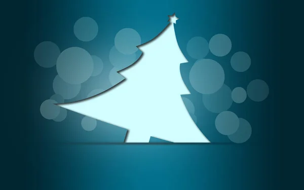 Christmas background with Christmas tree — Stock Photo, Image